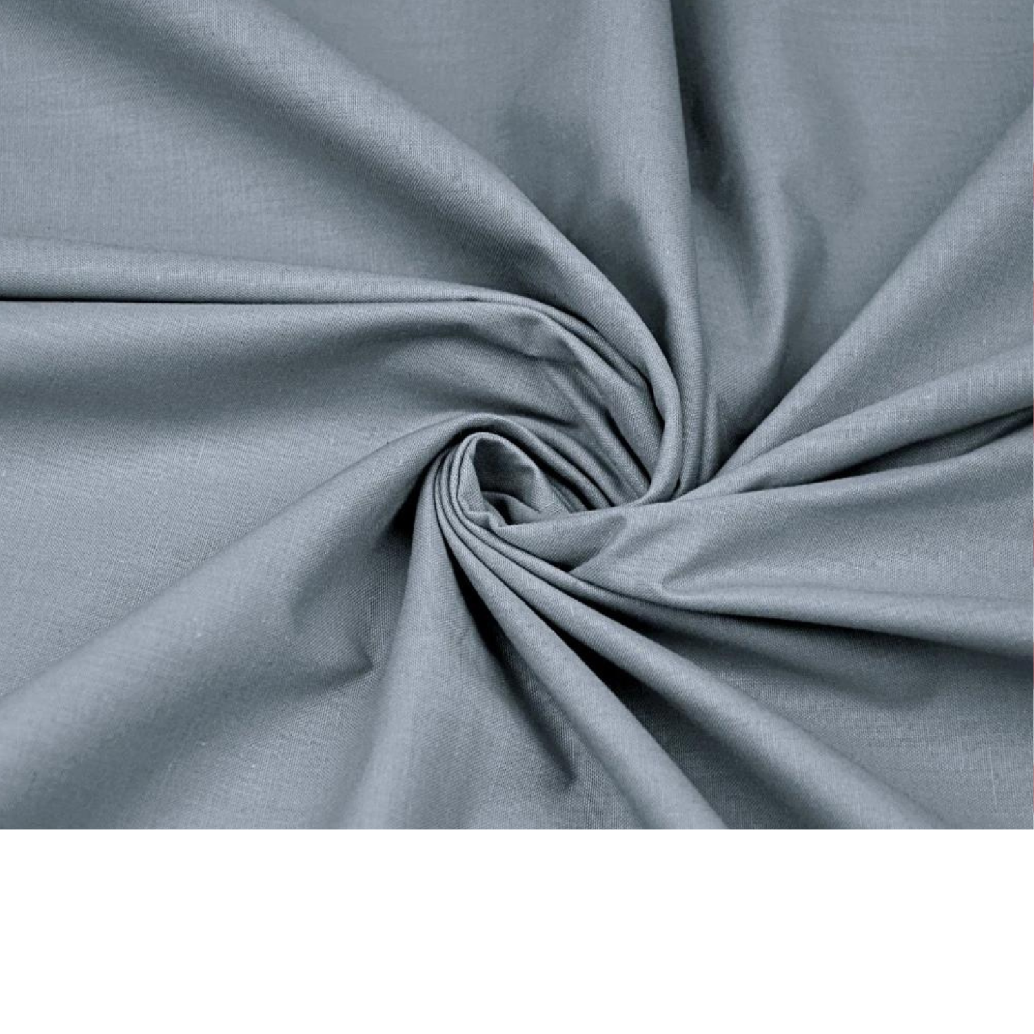 Tissu Coton Uni Gris