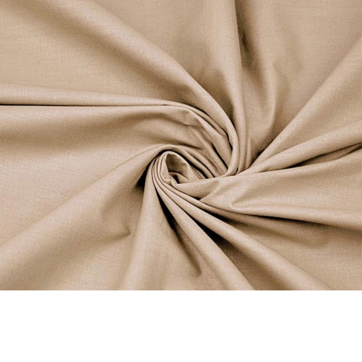Tissu Coton Uni Cacao