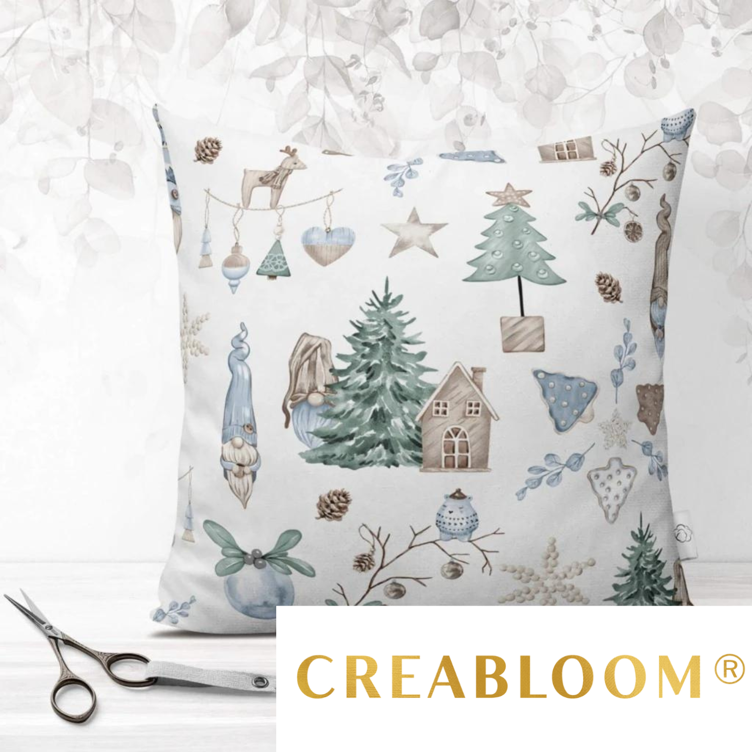 Tissu Coton Motif Noël