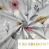 Tissu coton imprimé fleurs
