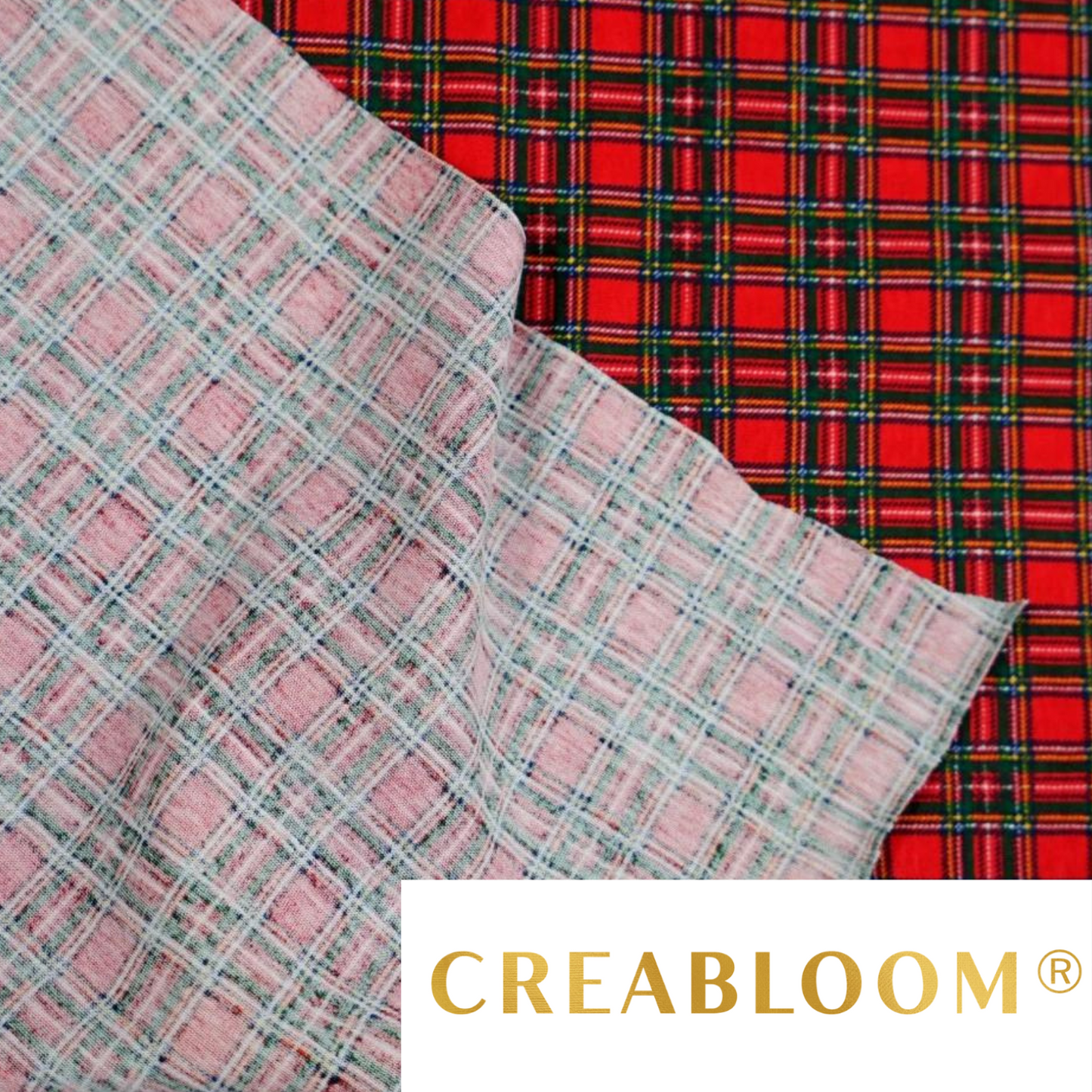 Tissu Jersey imprimé tartan