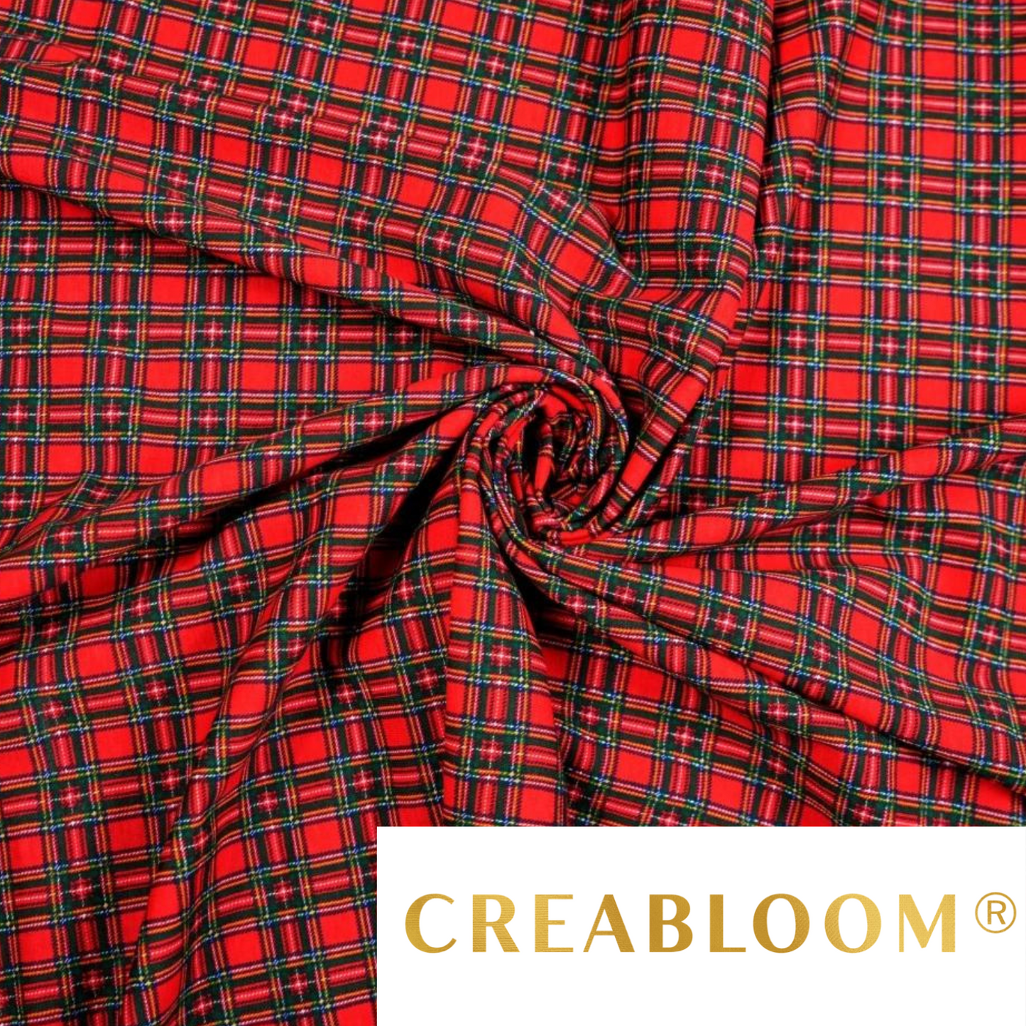 Tissu Jersey imprimé tartan