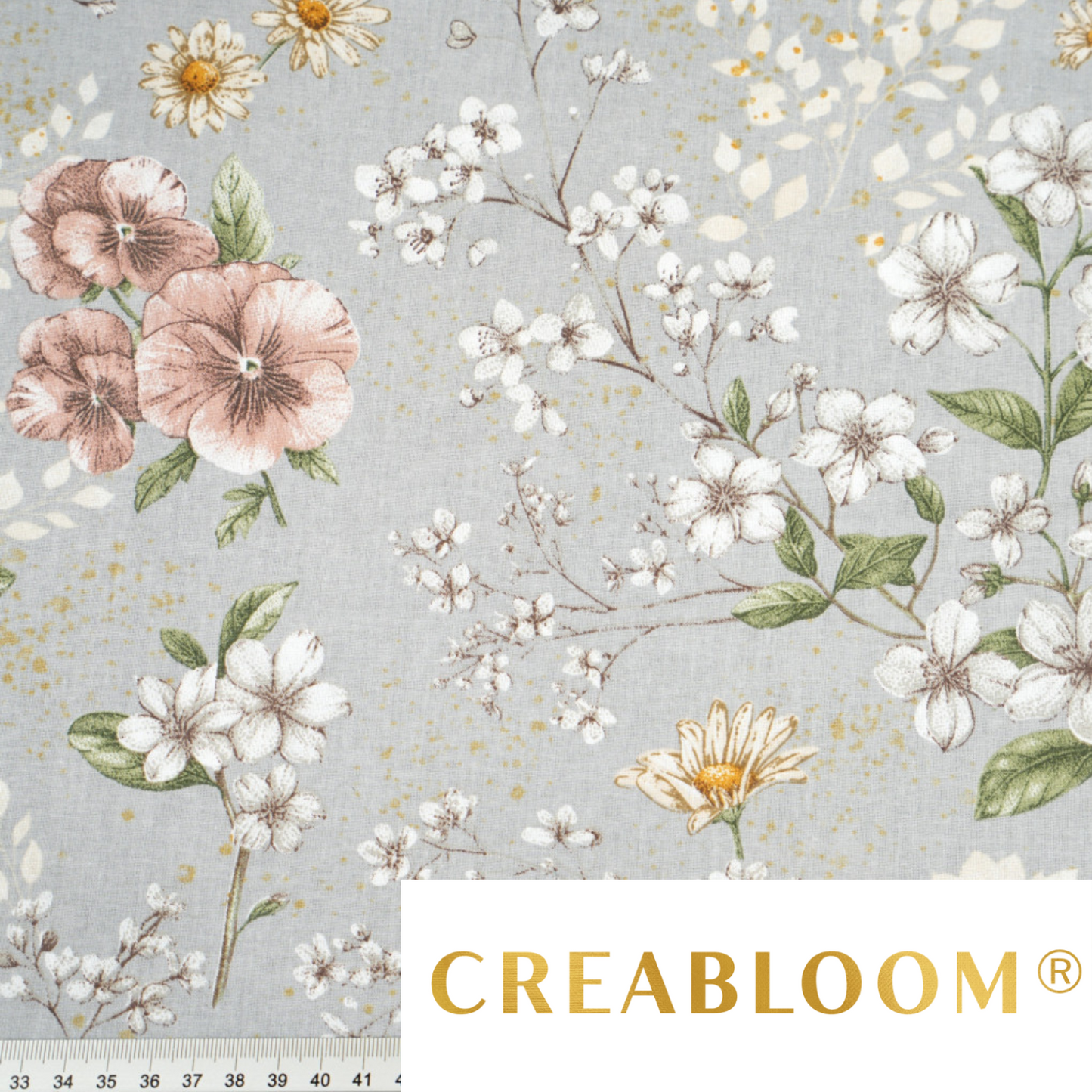 Tissu Coton Imprimé Fleurs