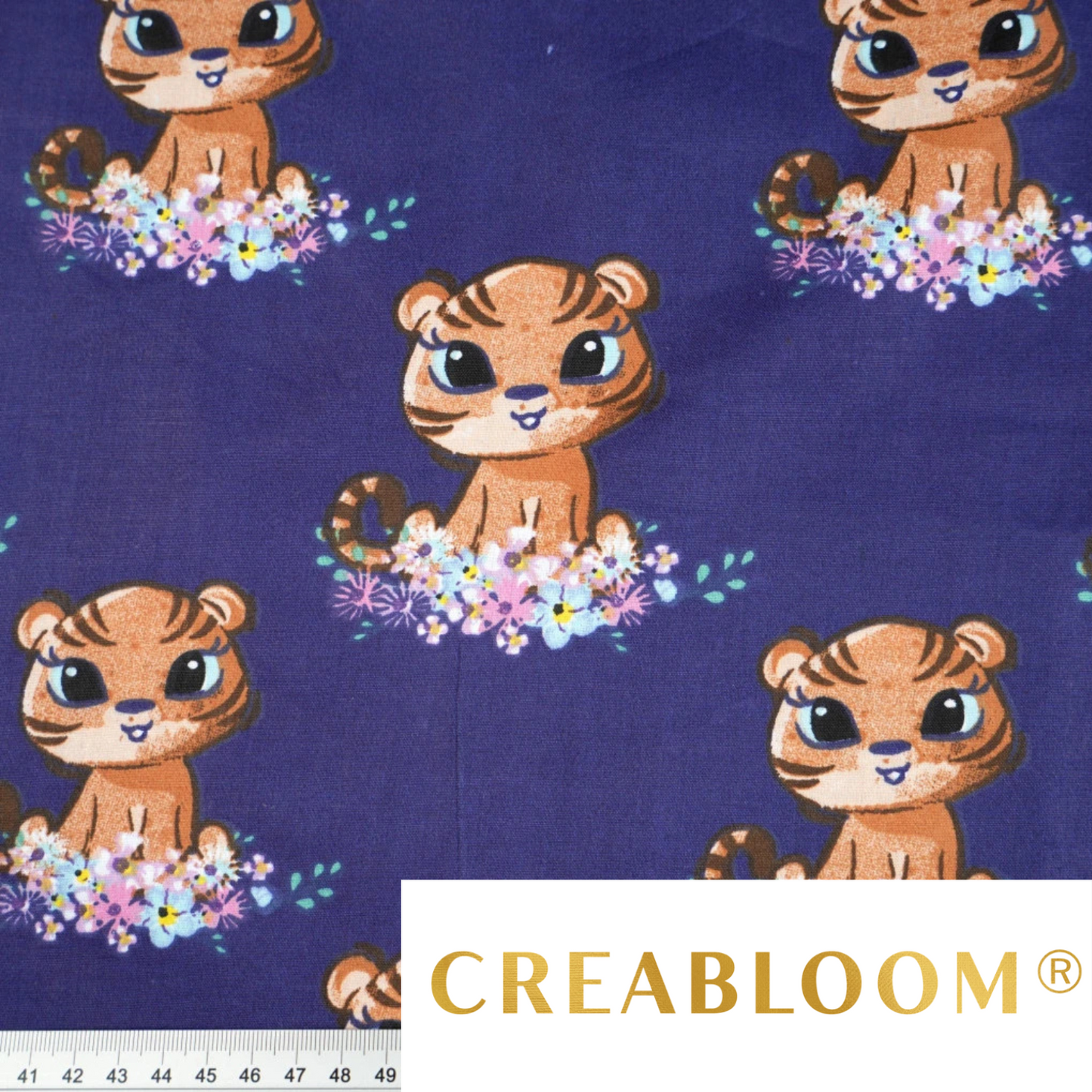 Tissu coton Motif tigres