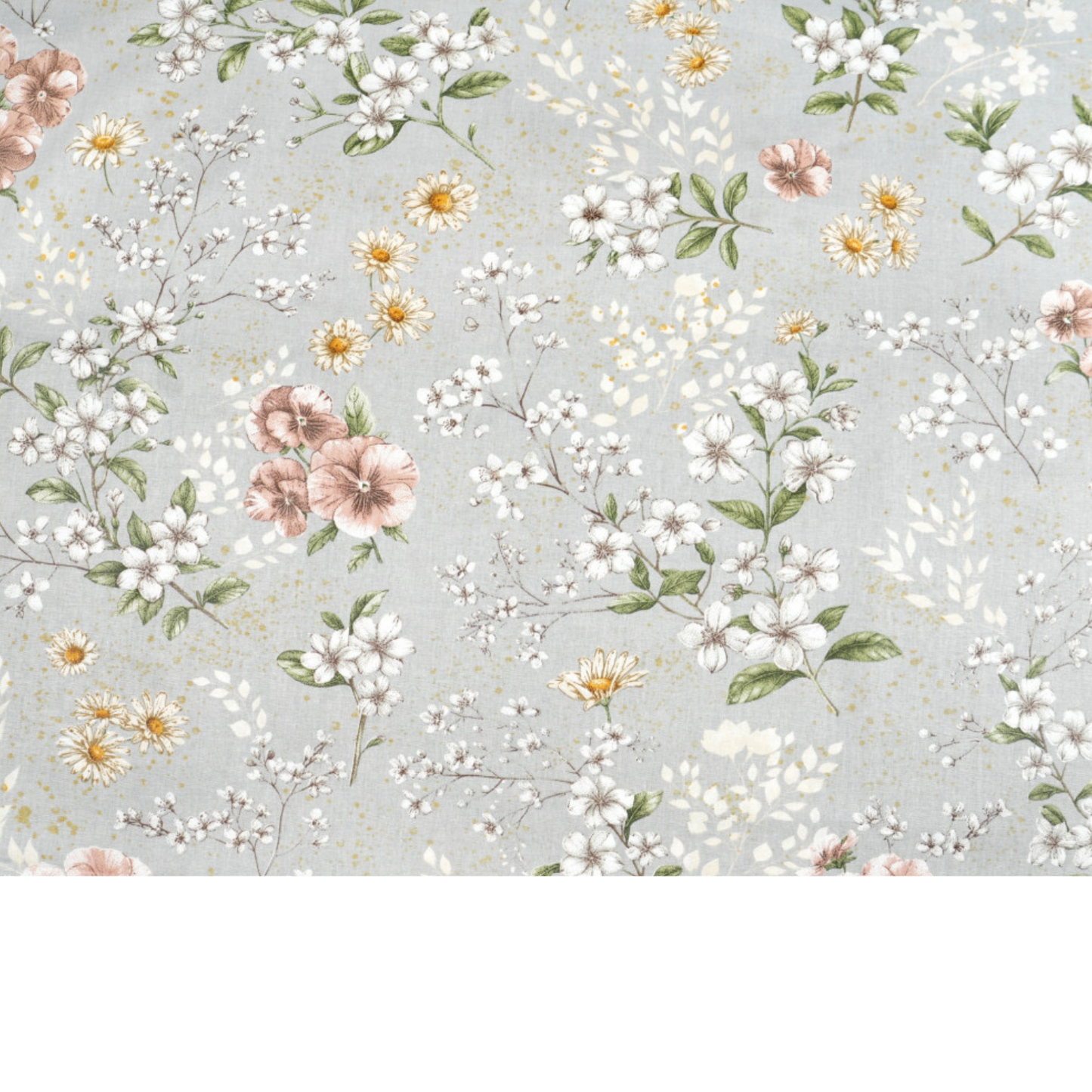 Tissu Coton Imprimé Fleurs