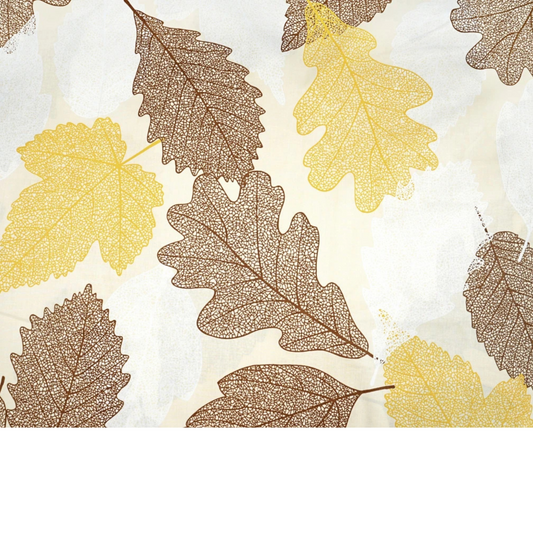 Tissu coton Motif feuilles