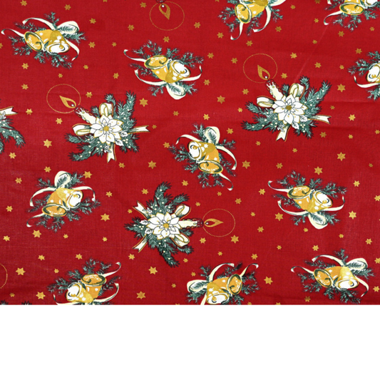 Tissu Coton Motif Noël