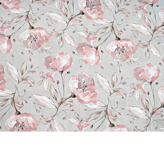 Tissu coton imprimé fleurs