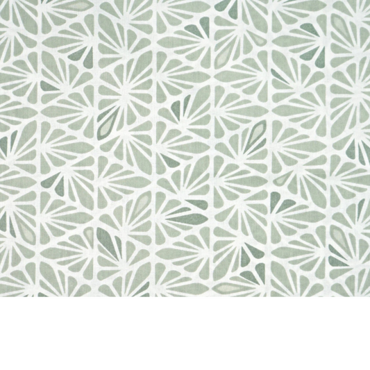 Tissu coton Motif sauge