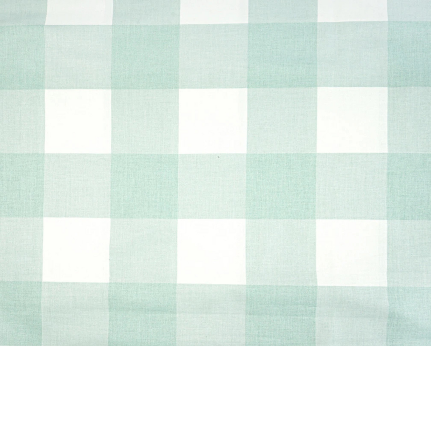 Tissu coton grands carreaux vichy vert sauge
