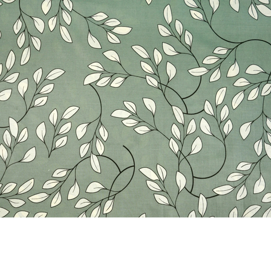 Tissu coton grands imprimés plantes