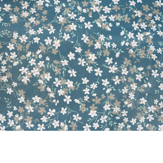 Tissu coton imprimé fleurs