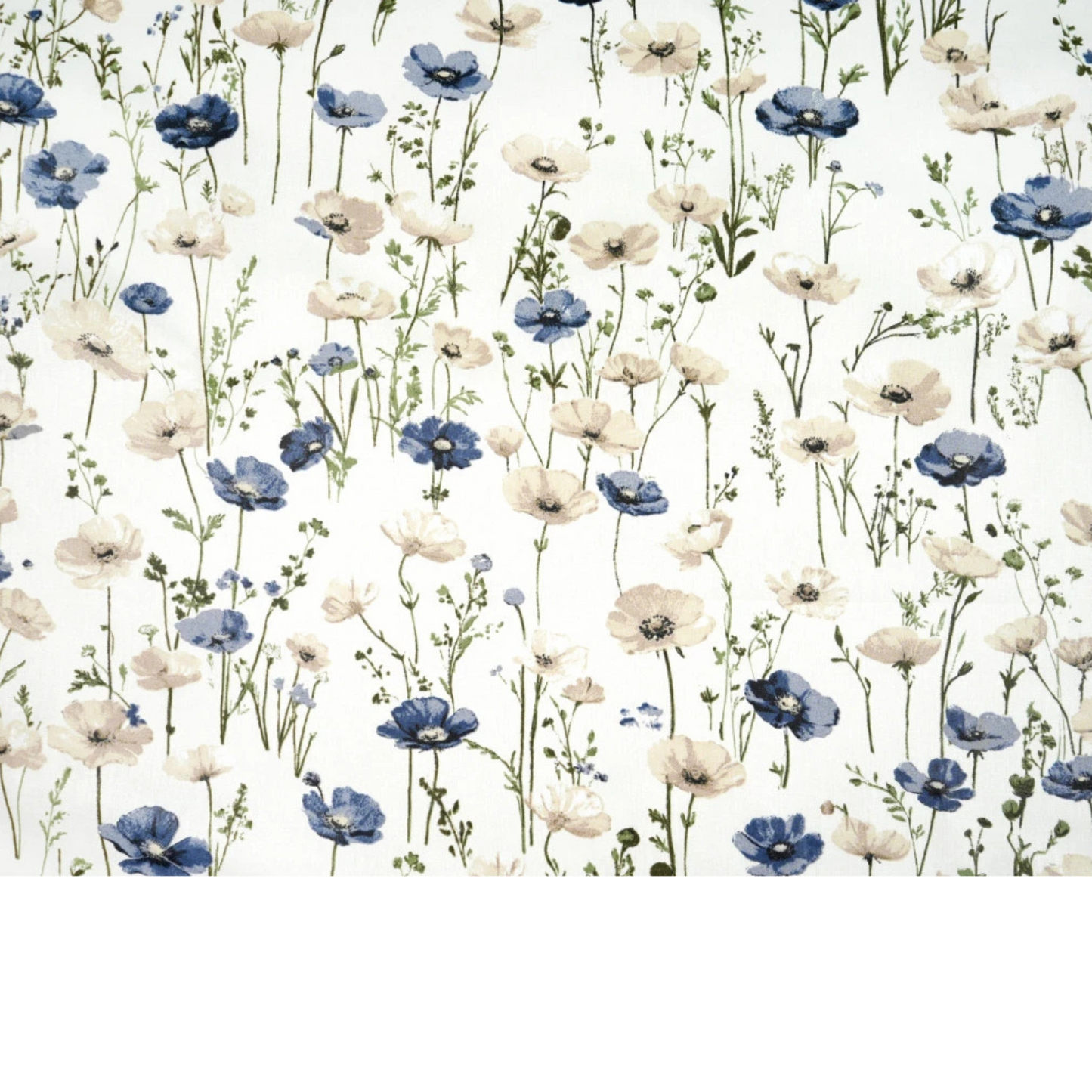 Tissu coton imprimé fleurs