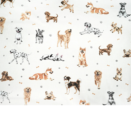 Tissu coton Motif chiens