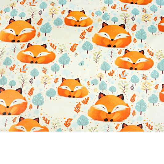 Tissu coton Motif renards