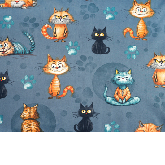 Tissu coton Motif chats