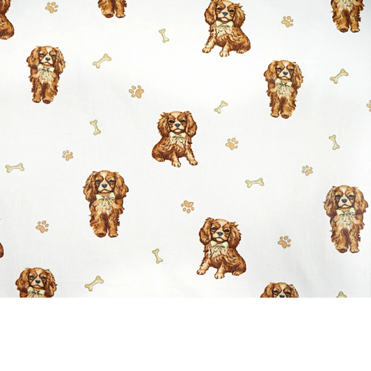 Tissu coton Motif chiens
