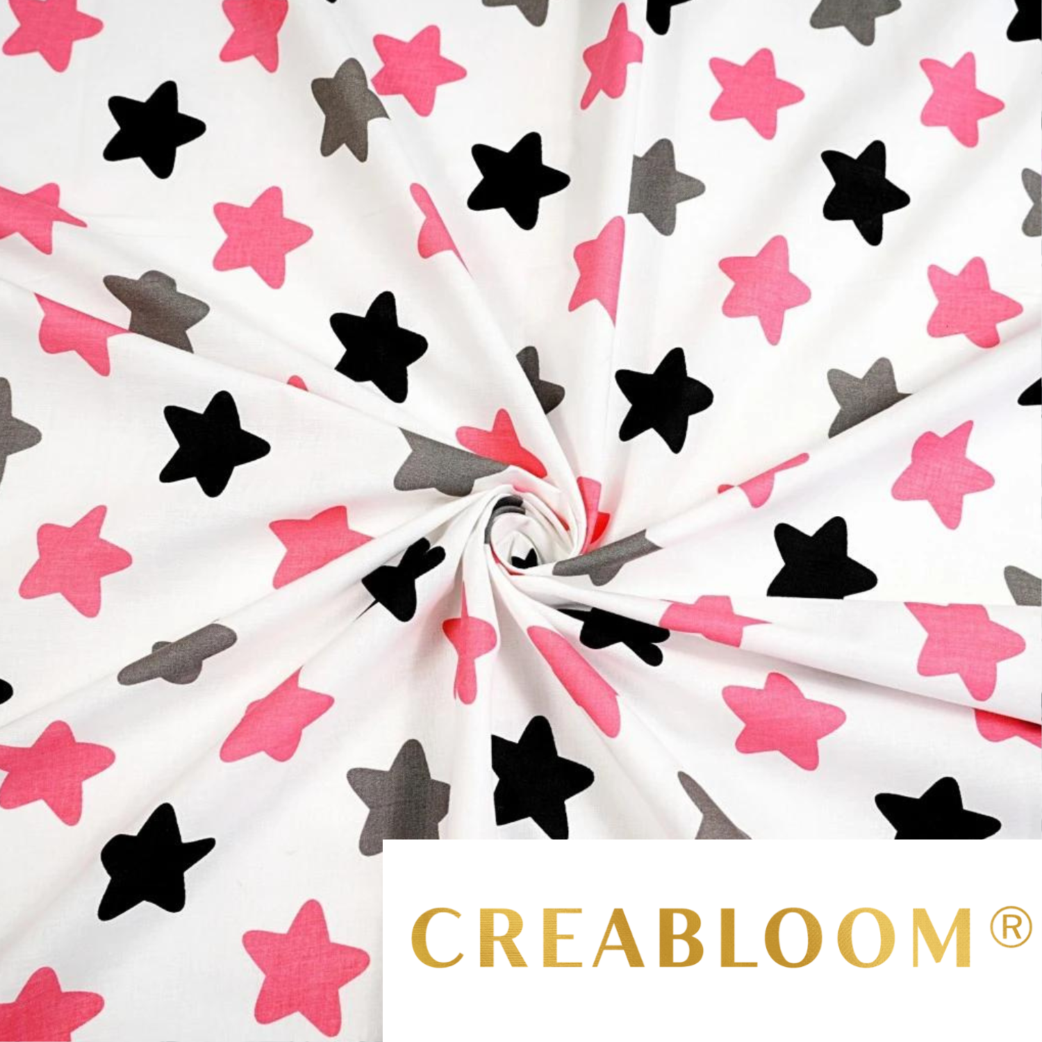 Tissu Coton Motif Étoiles