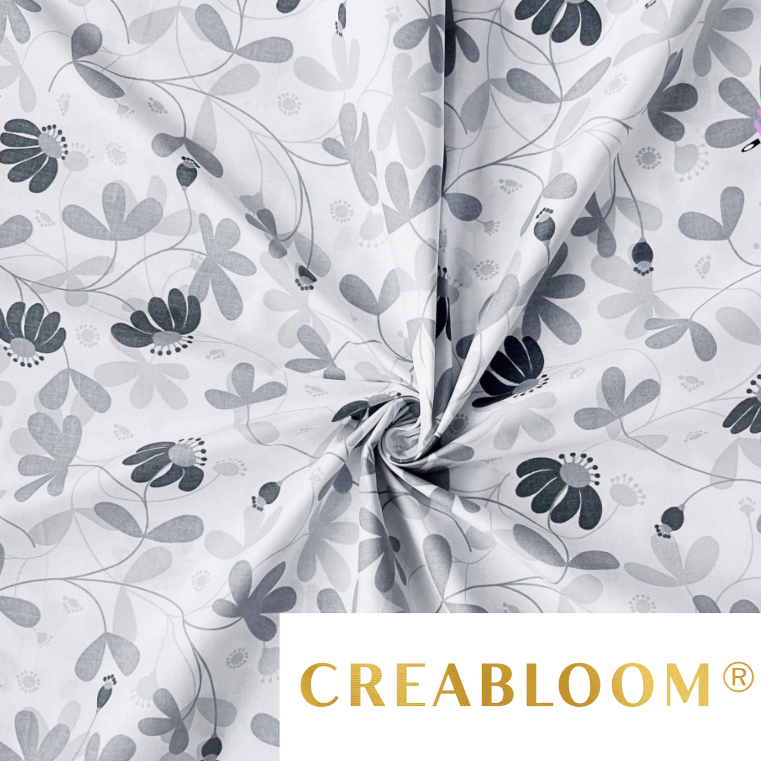 Tissu Coton Imprimé Fleurs