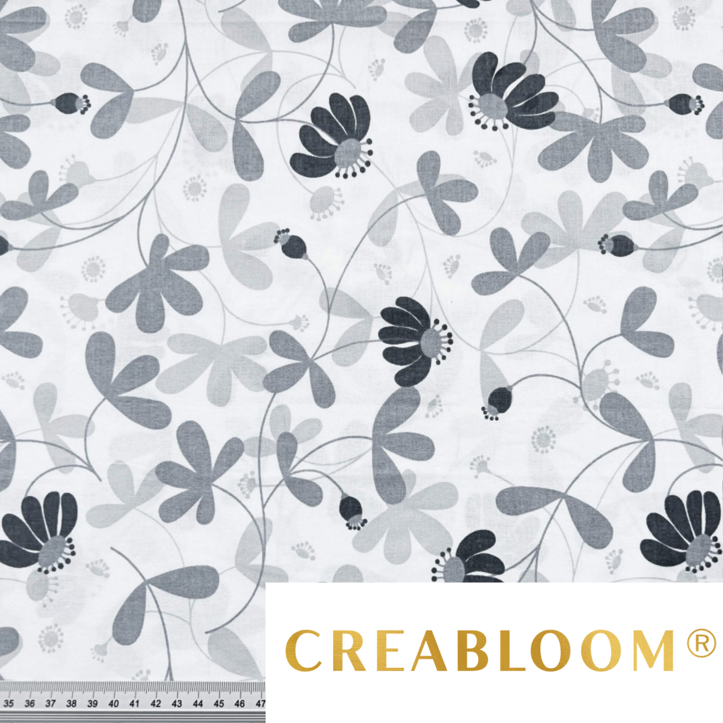Tissu Coton Imprimé Fleurs
