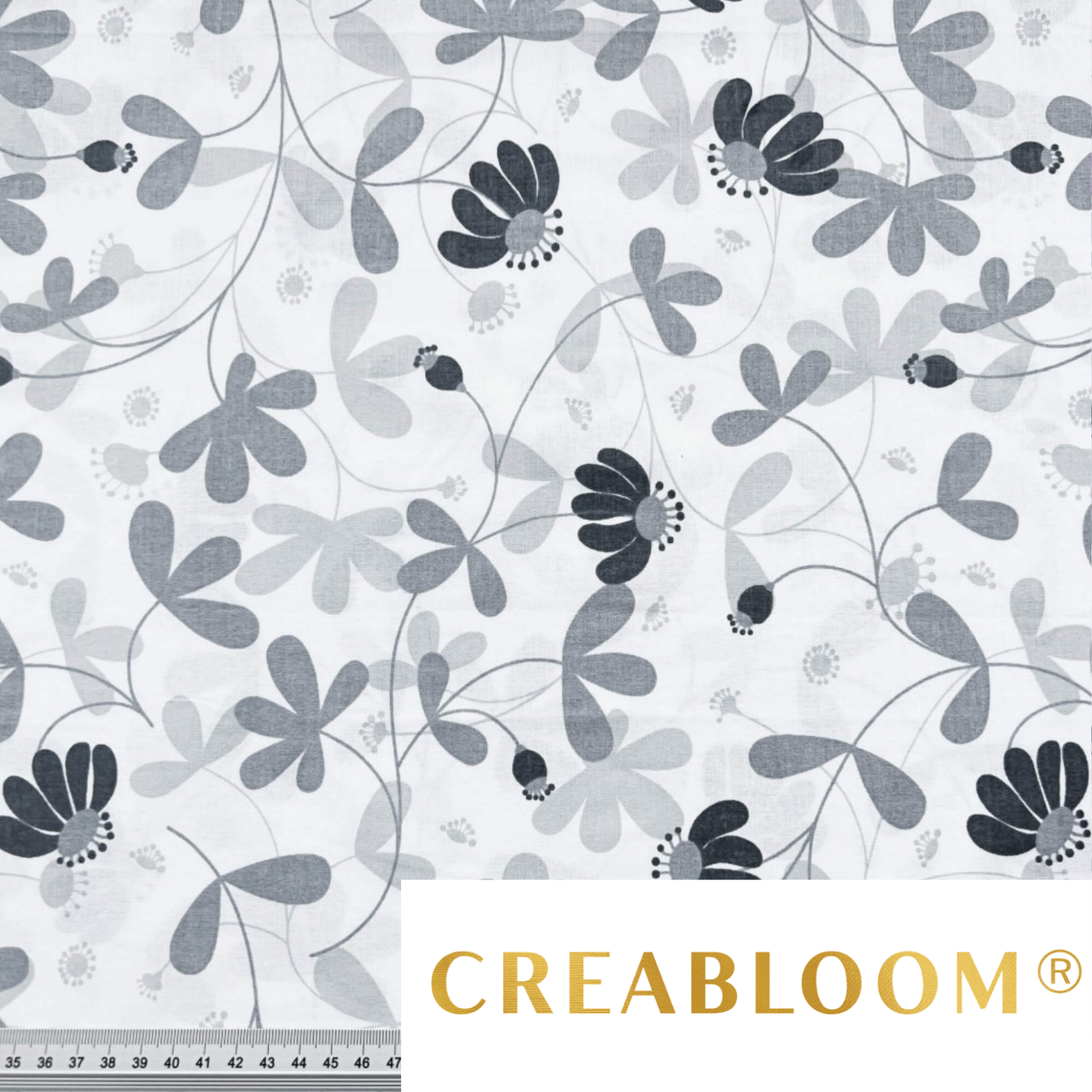 Tissu Coton Imprimé Fleurs