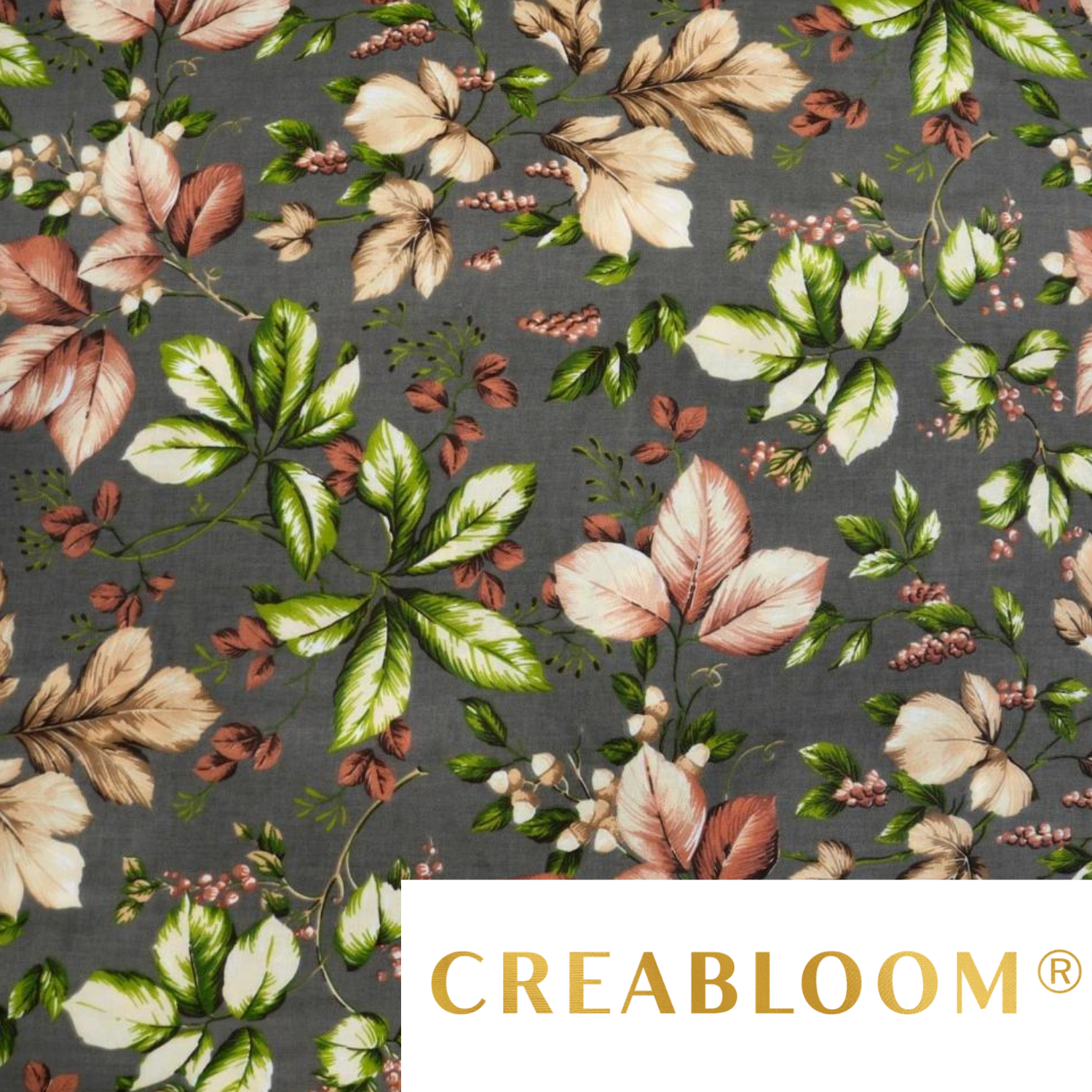 Tissu Coton Motif Plantes