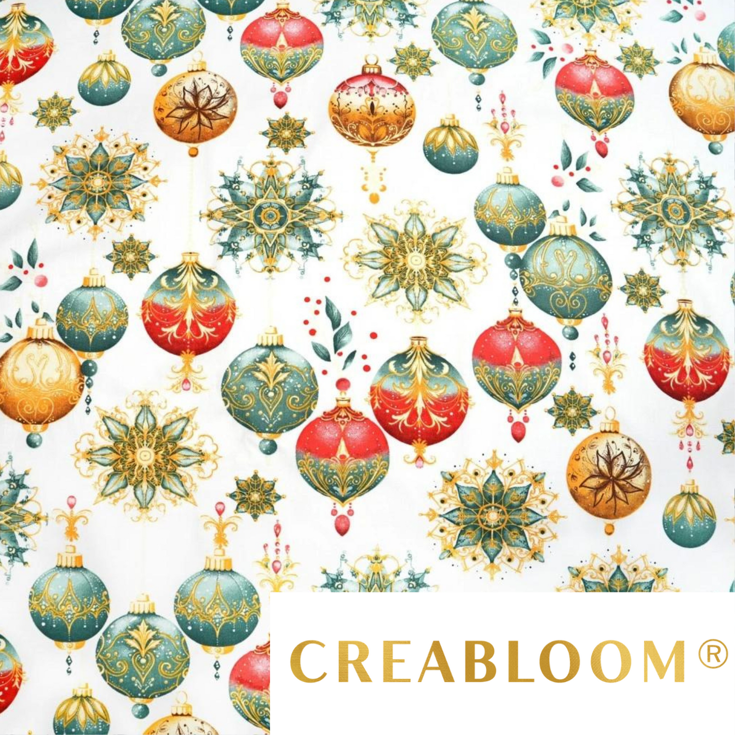 Tissu Coton Motif Noël