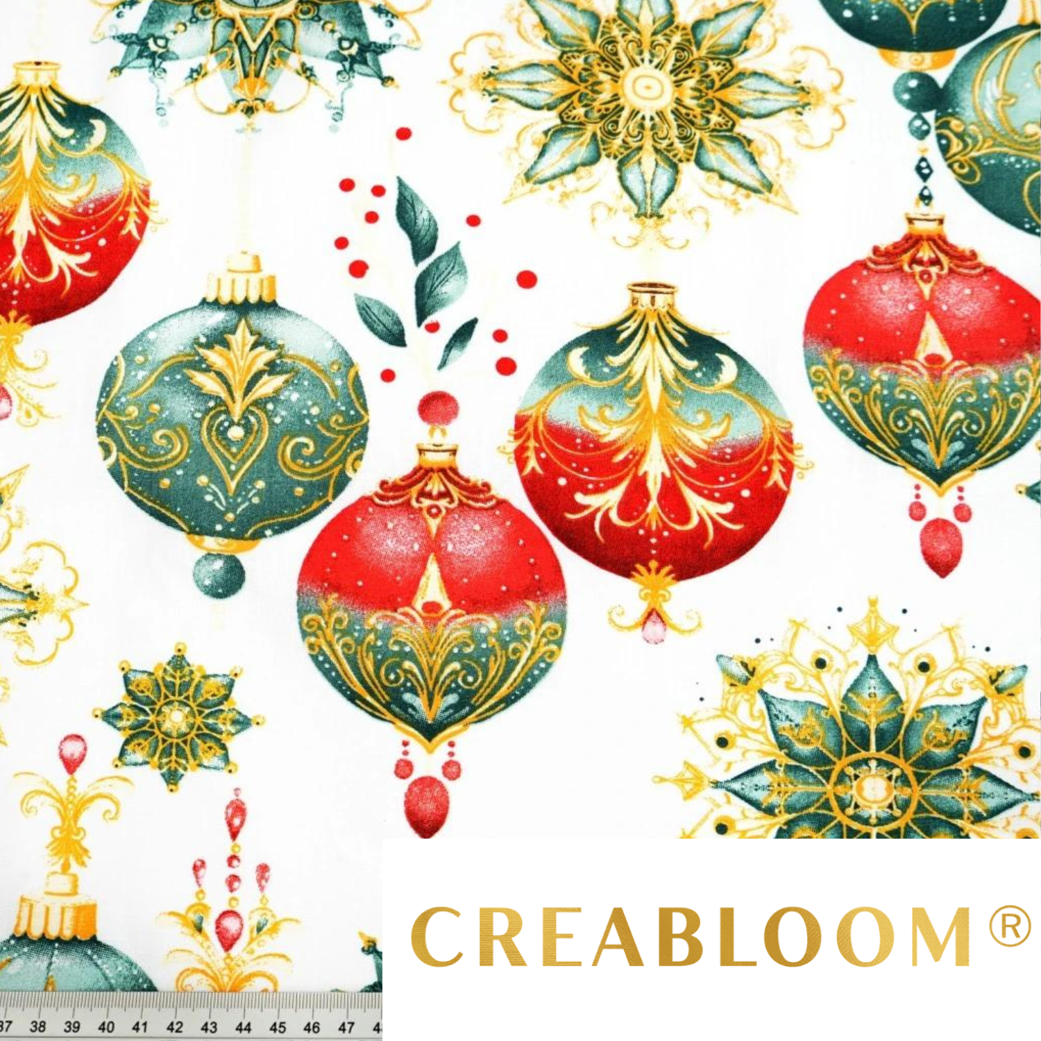 Tissu Coton Motif Noël