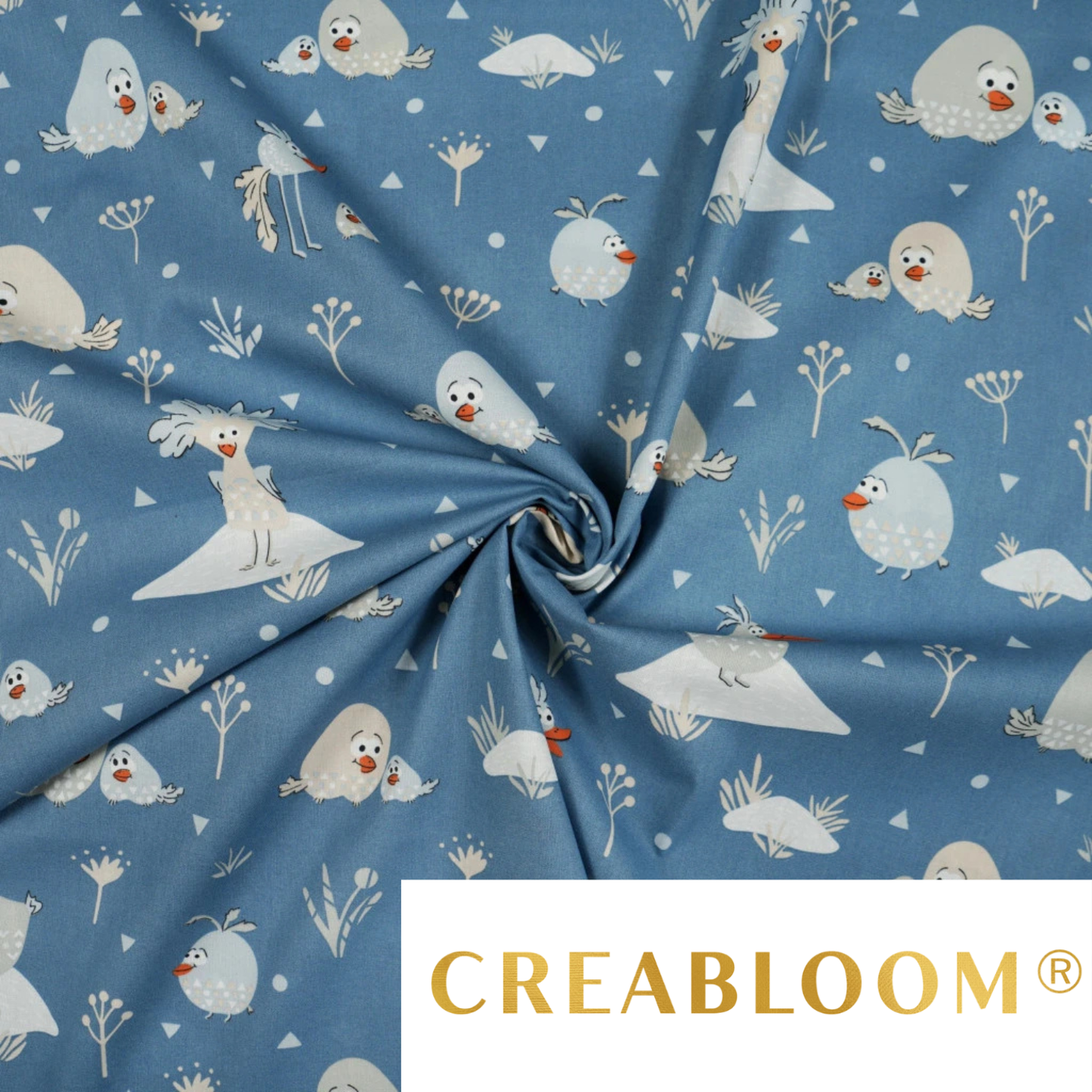 Baumwollstoff mit Sternentänzermuster