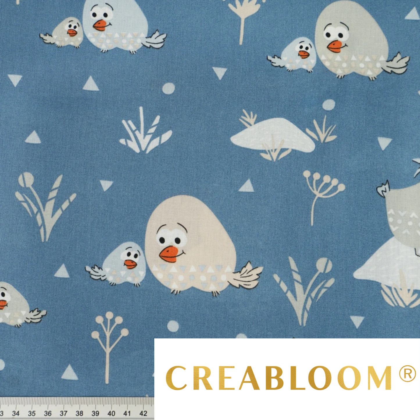 Baumwollstoff mit Sternentänzermuster