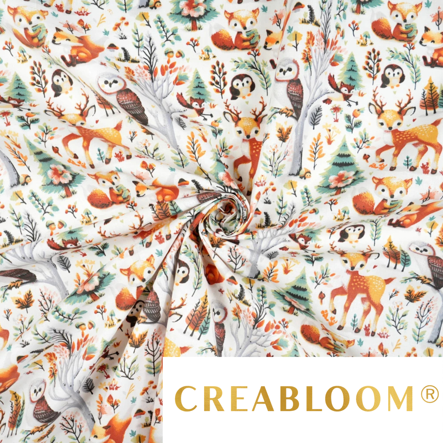 Tissu coton Motif animaux