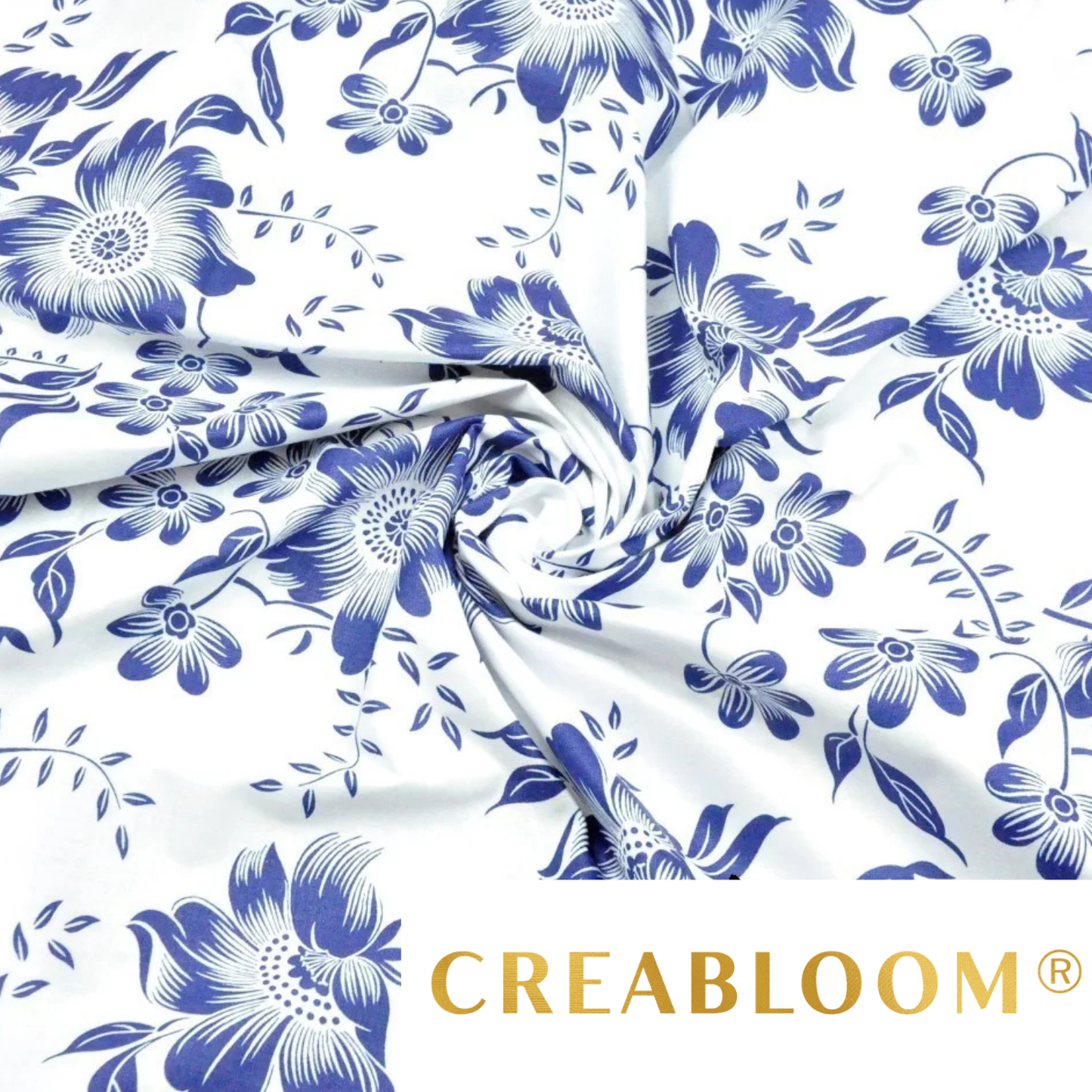 Tissu coton imprimé fleurs