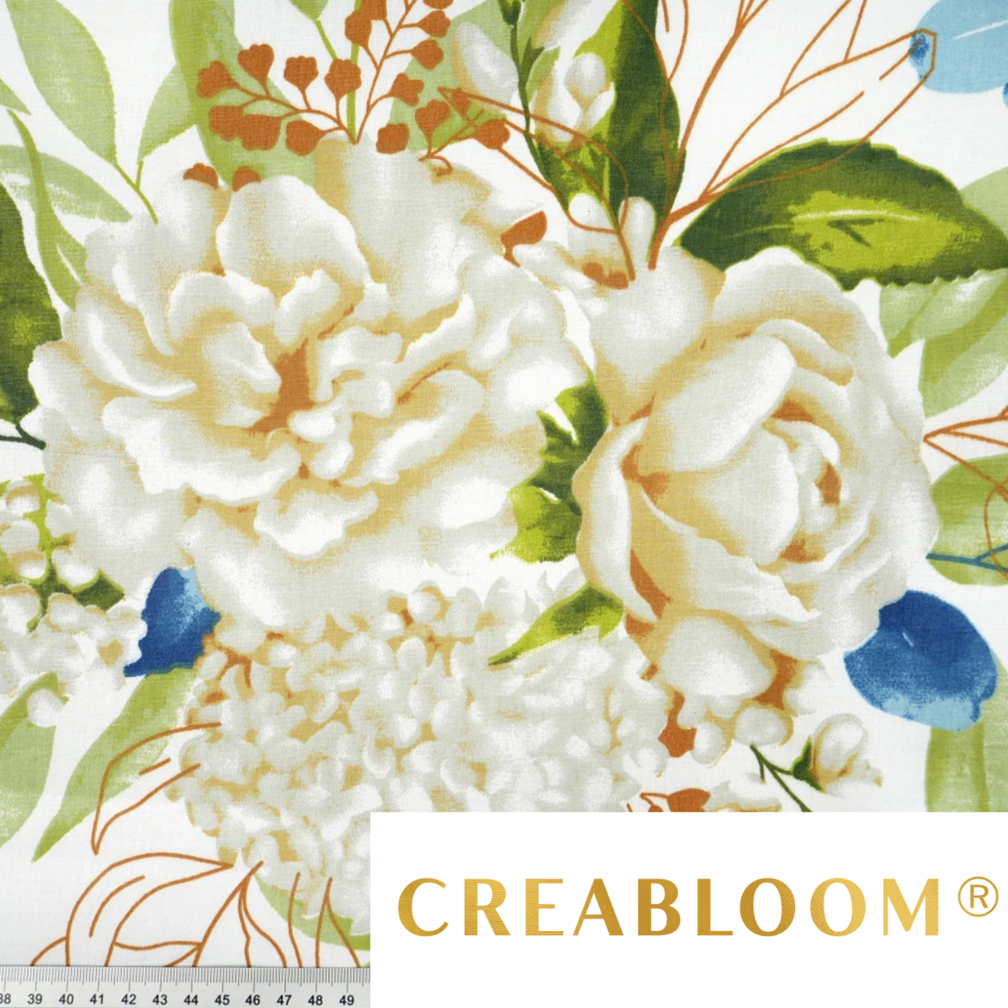 Tissu coton imprimé fleurs