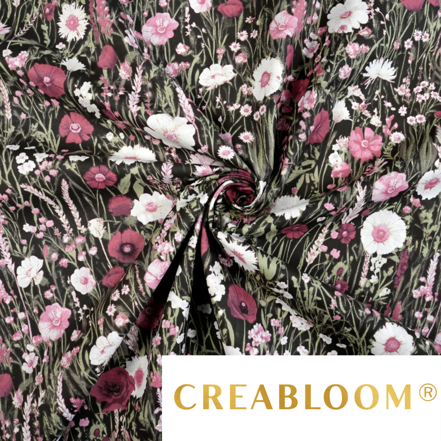 Tissu coton Motif fleurs