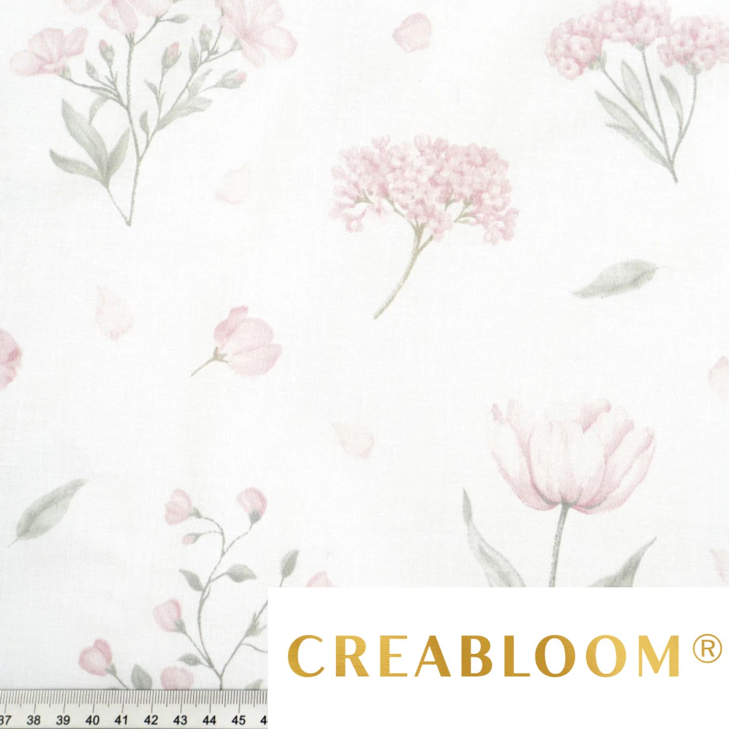 Tissu coton imprimé grandes fleurs