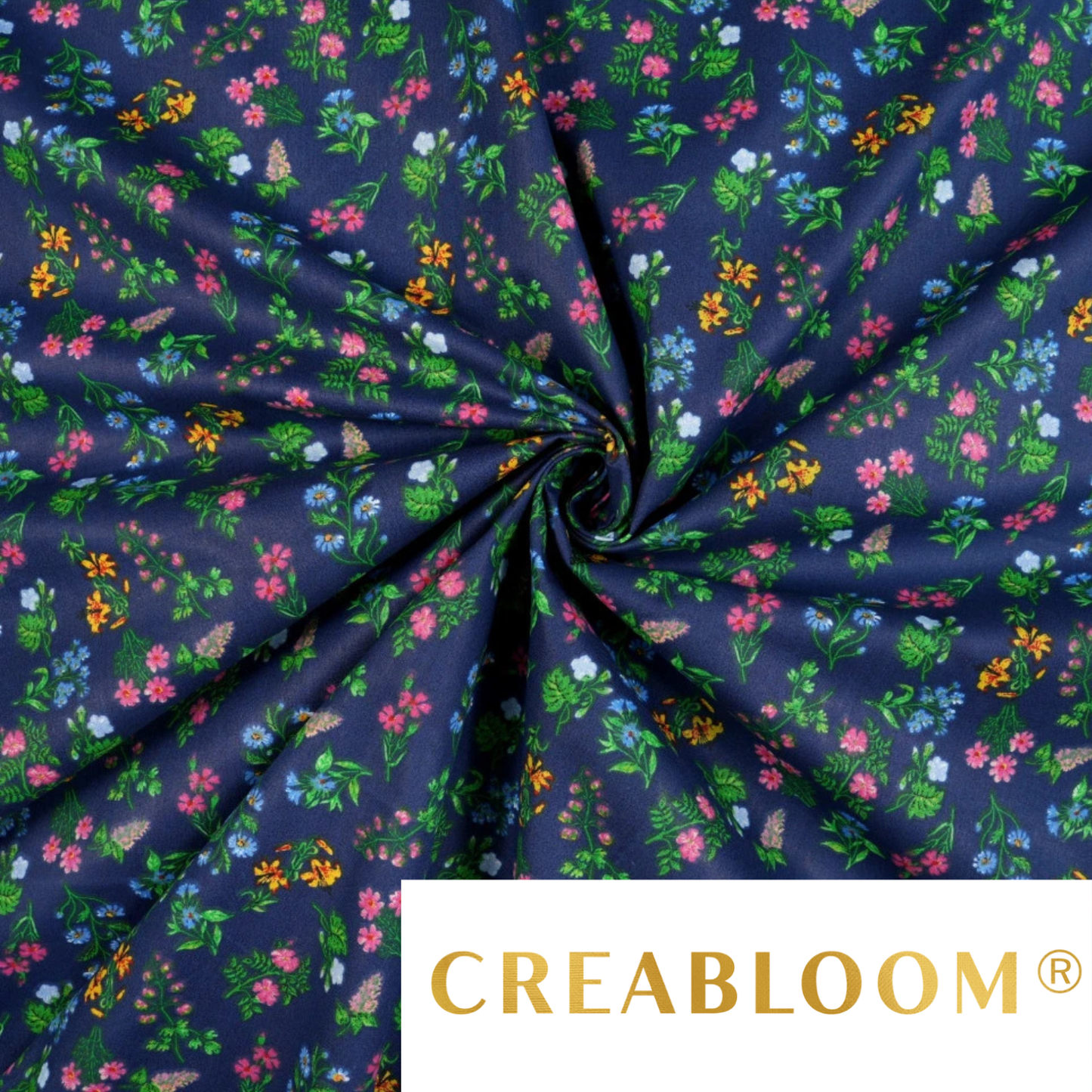 Tissu coton Motif fleurs