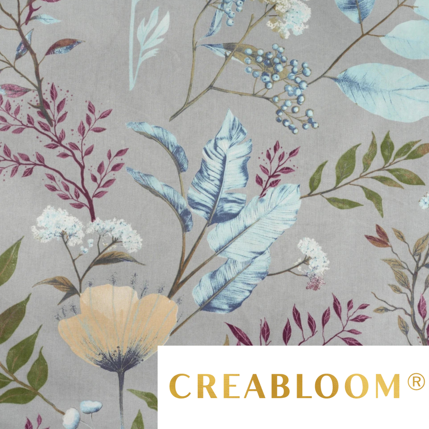 Tissu coton Motif grandes fleurs