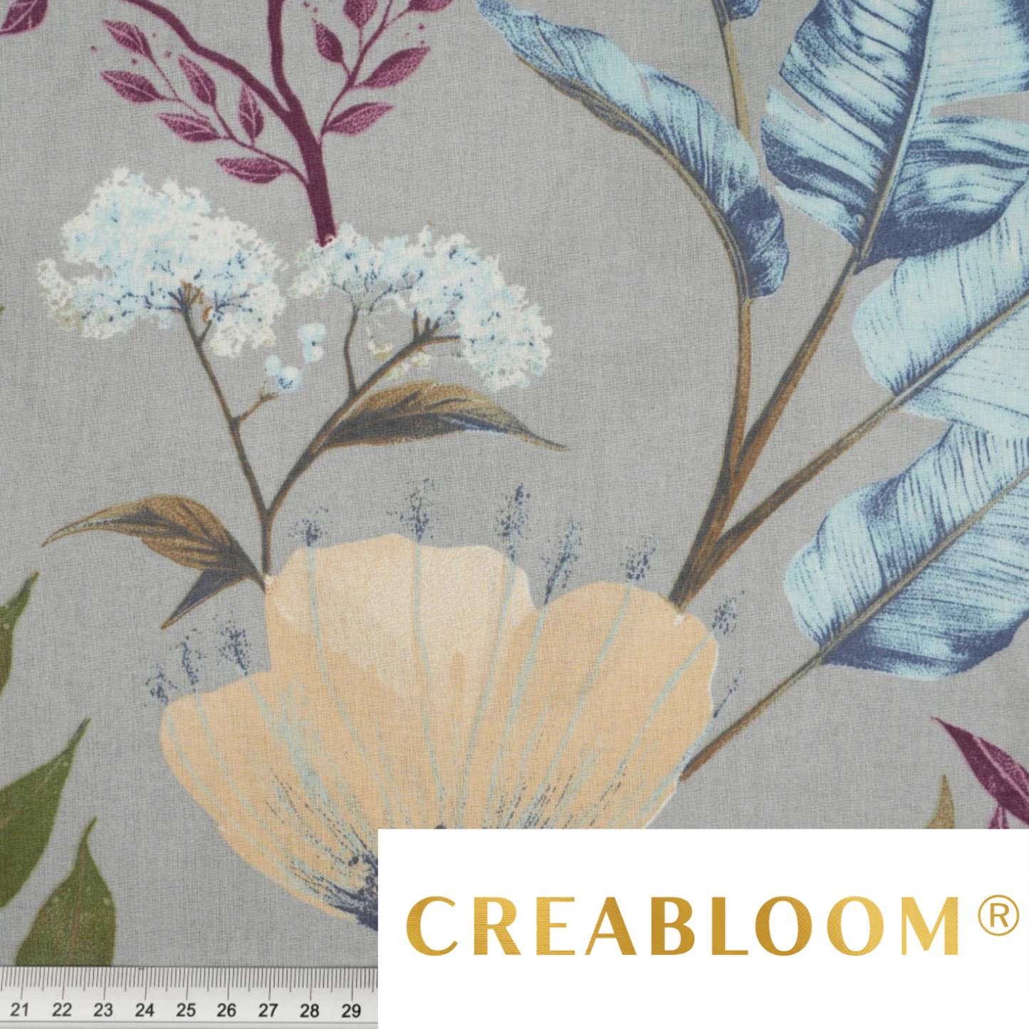 Tissu coton Motif grandes fleurs