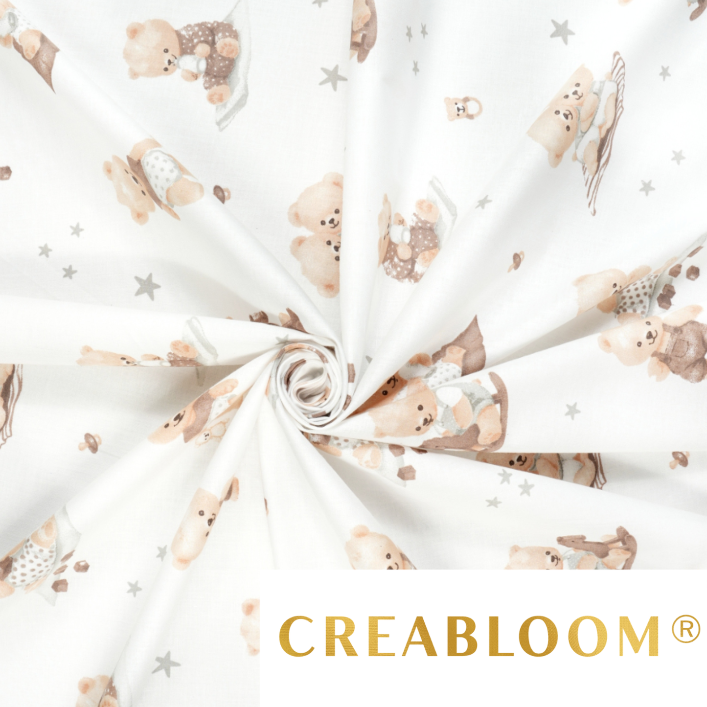 Tissu coton Motif oursons