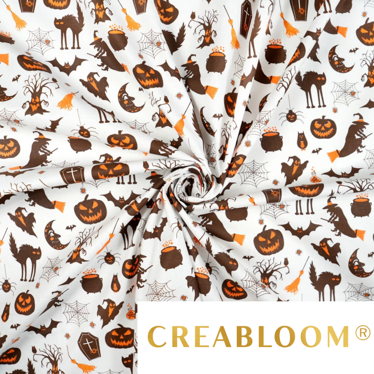 Tissu coton Motif Halloween