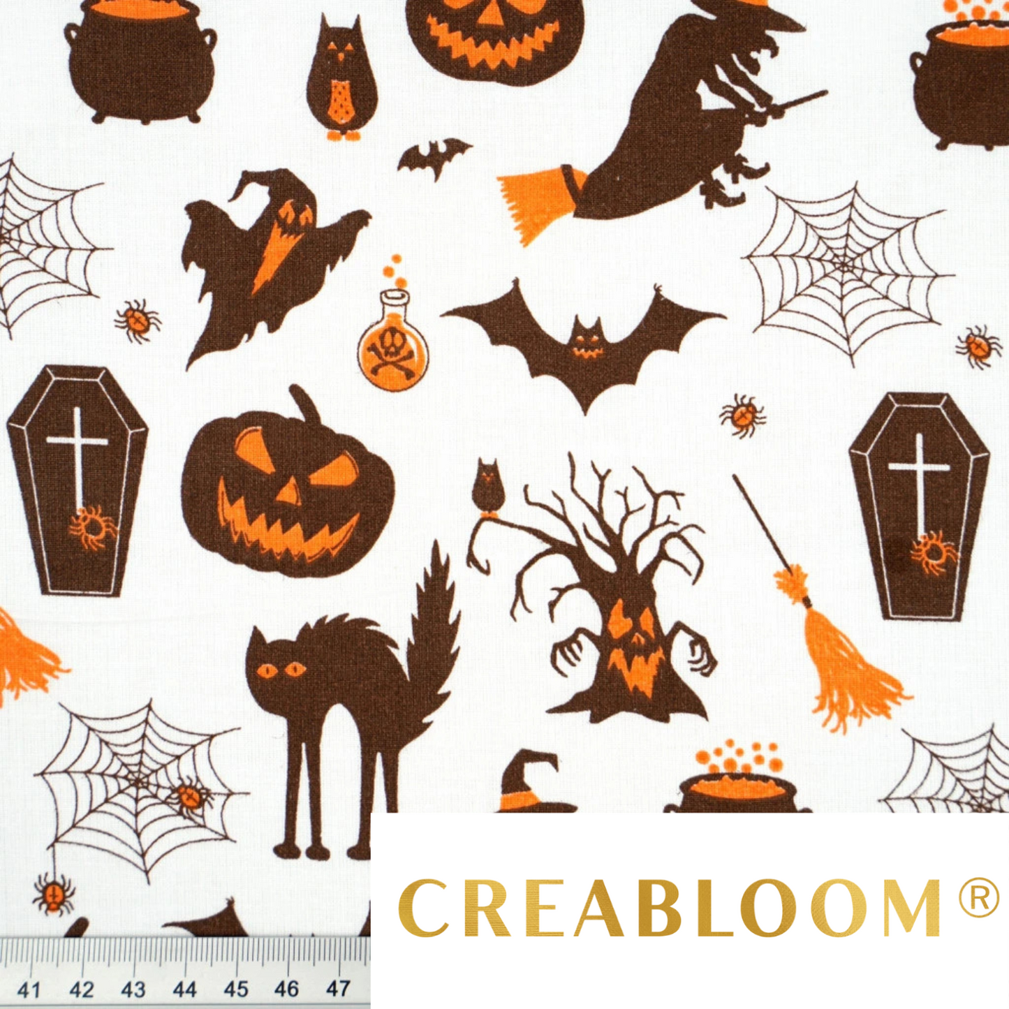 Tissu coton Motif Halloween