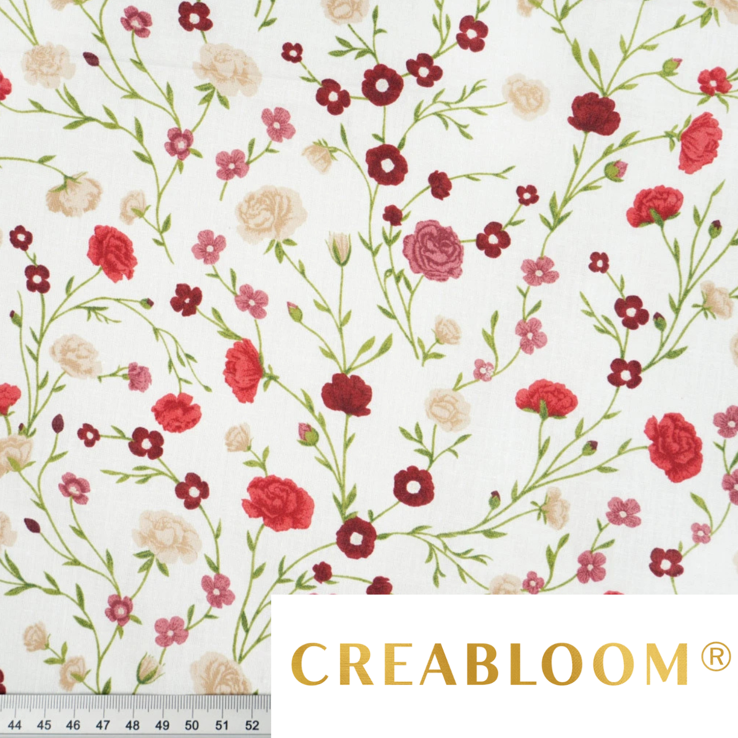 Baumwollstoff Blumenmuster