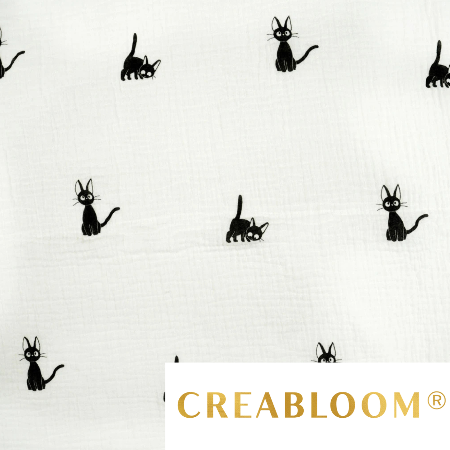 Hellblauer Double-Gauze-Stoff