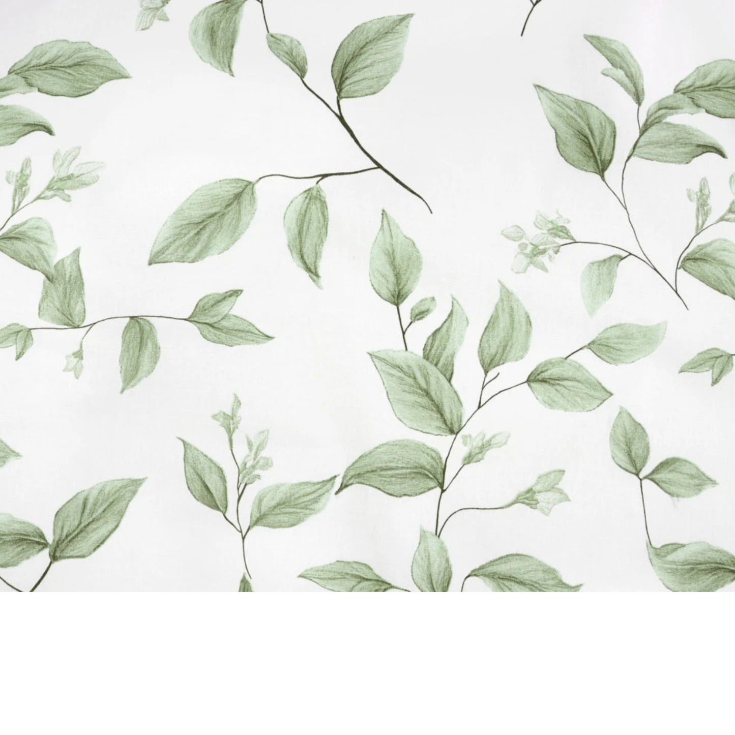 Tela de algodón estampada con flores grandes.