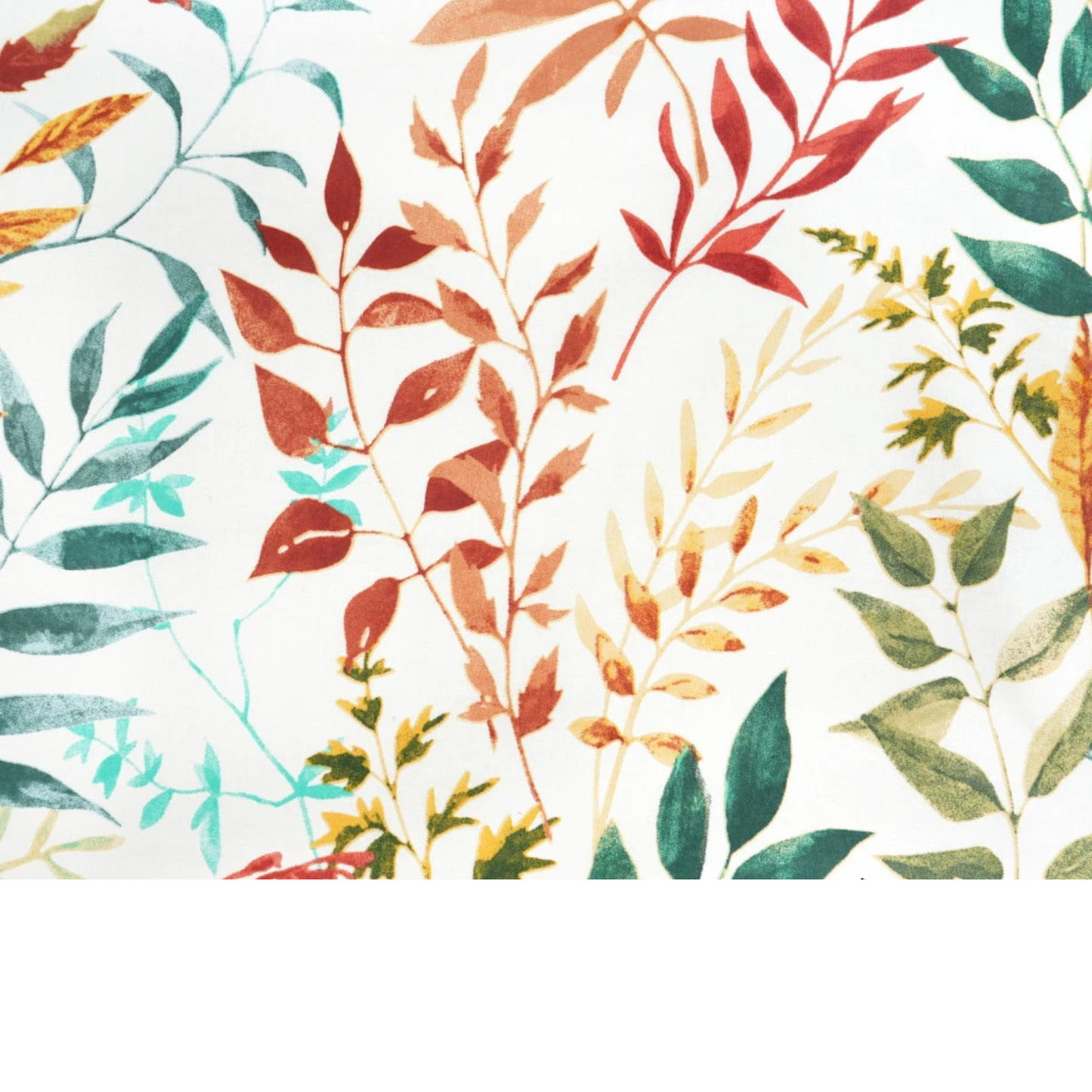 Baumwollstoff mit Blumendruck