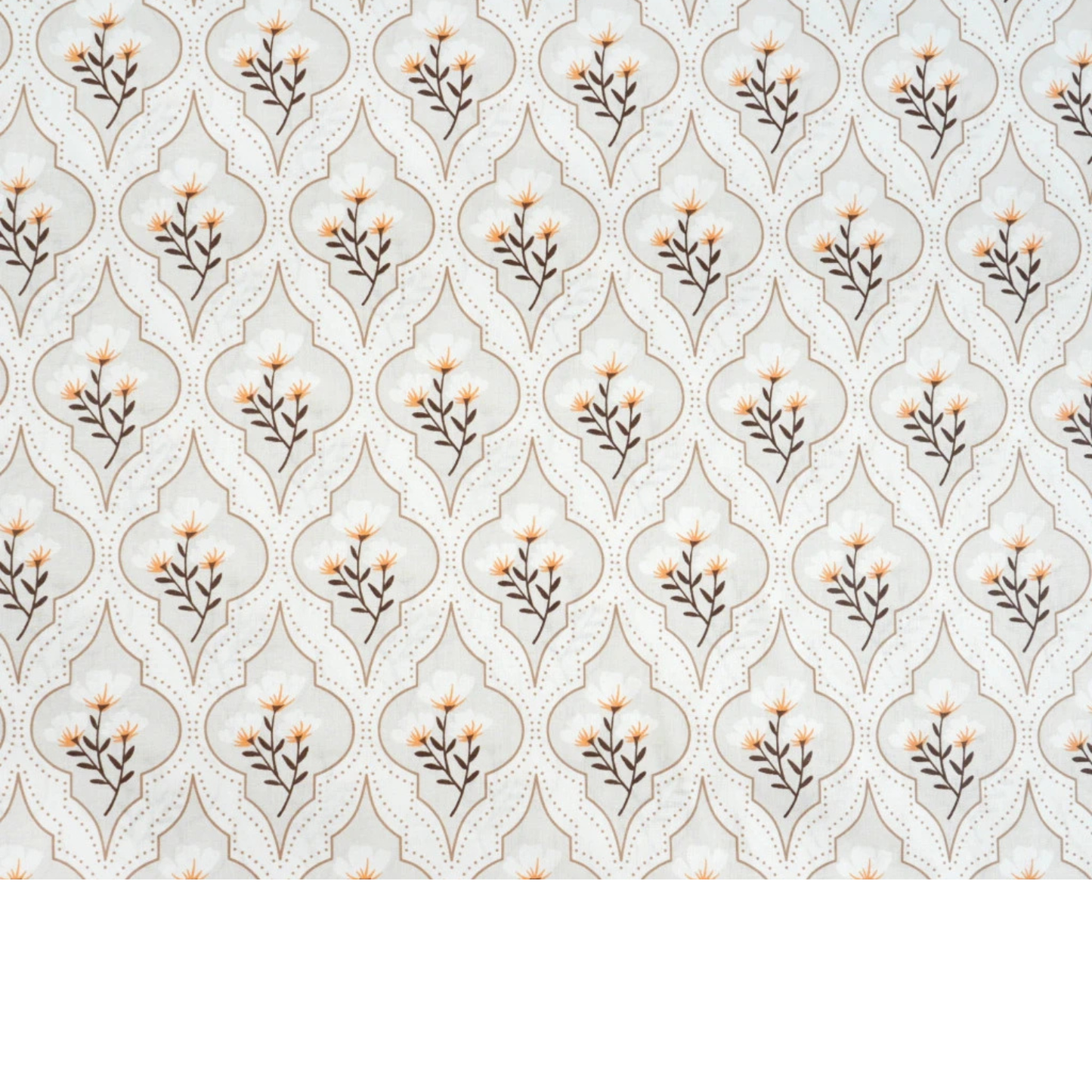 Baumwollstoff Blumenmuster