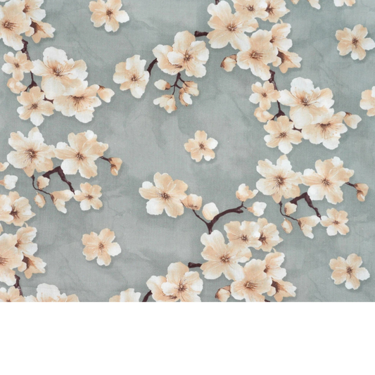 Tissu coton Motif grandes fleurs