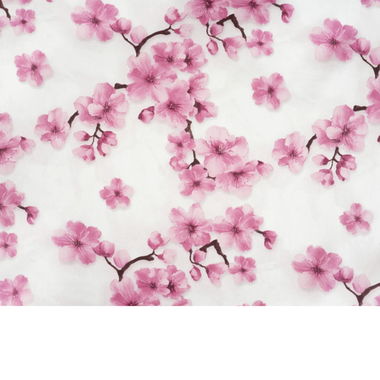 Tissu coton Motif grandes fleurs
