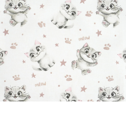 Tissu coton Motifs chats