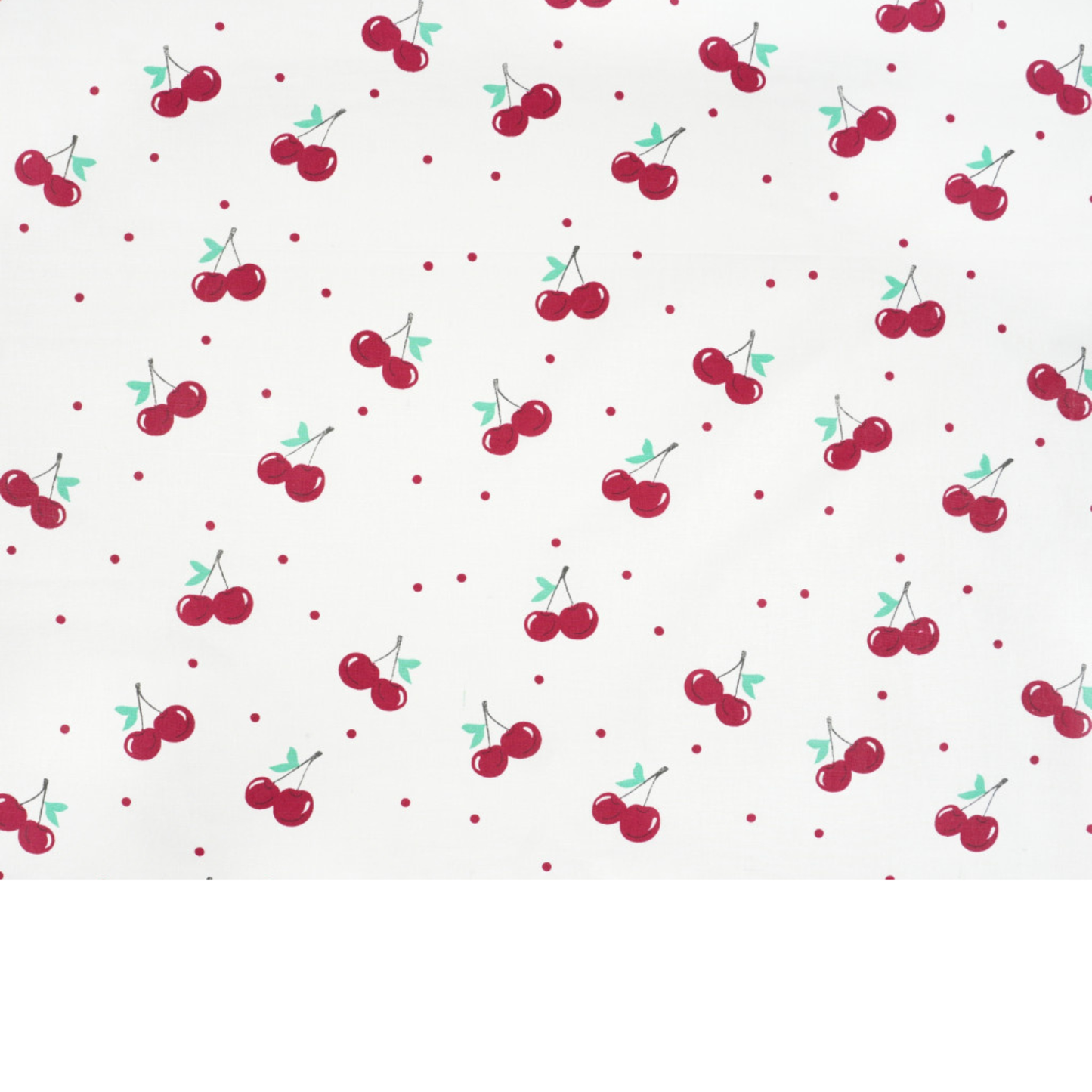 Tela de algodón con estampado de sandía